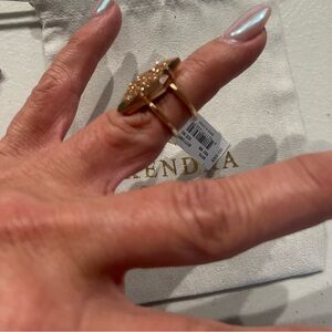Kendra Rose Gold Drusy Ring